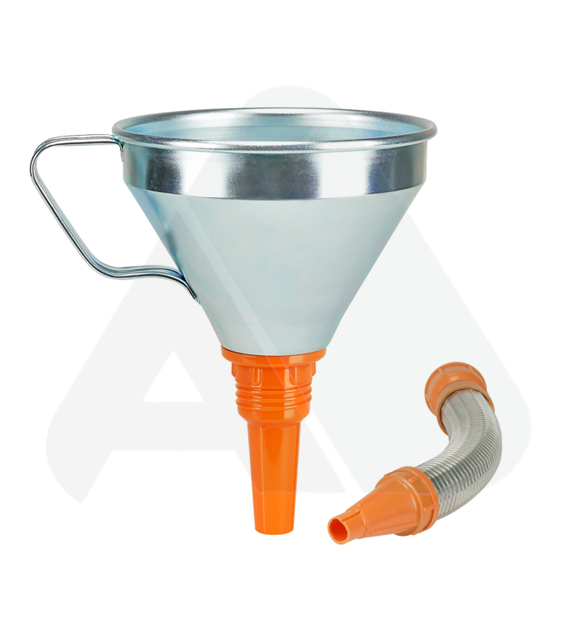 Lejek pr. z blachy białej D-200 mm, 3,2 l,z wylewk