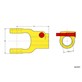 Yoke, AW35, push pin 1 3/8-21