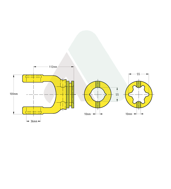 Inboard yoke