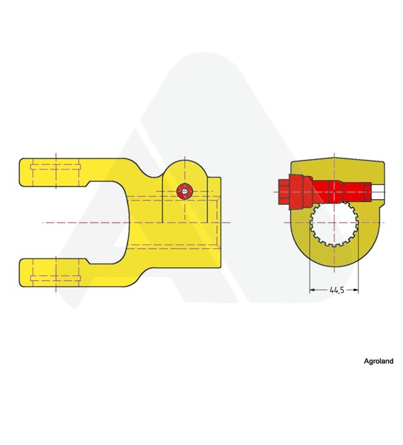 Quick-disconnect yoke