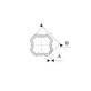 Rura profilowa kwadrat  SFT- SH S0 70,2x4 zew
