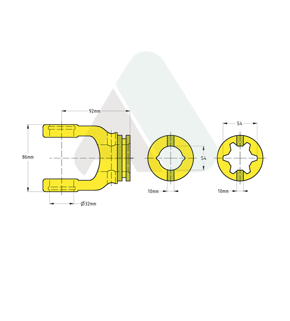 Inboard yoke