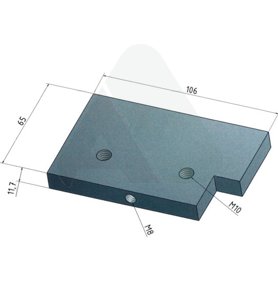 Stalnica 105 x 65 x 11,7