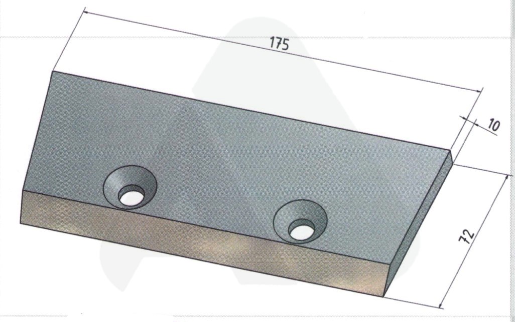 Stalnica 175 x 72 x 10