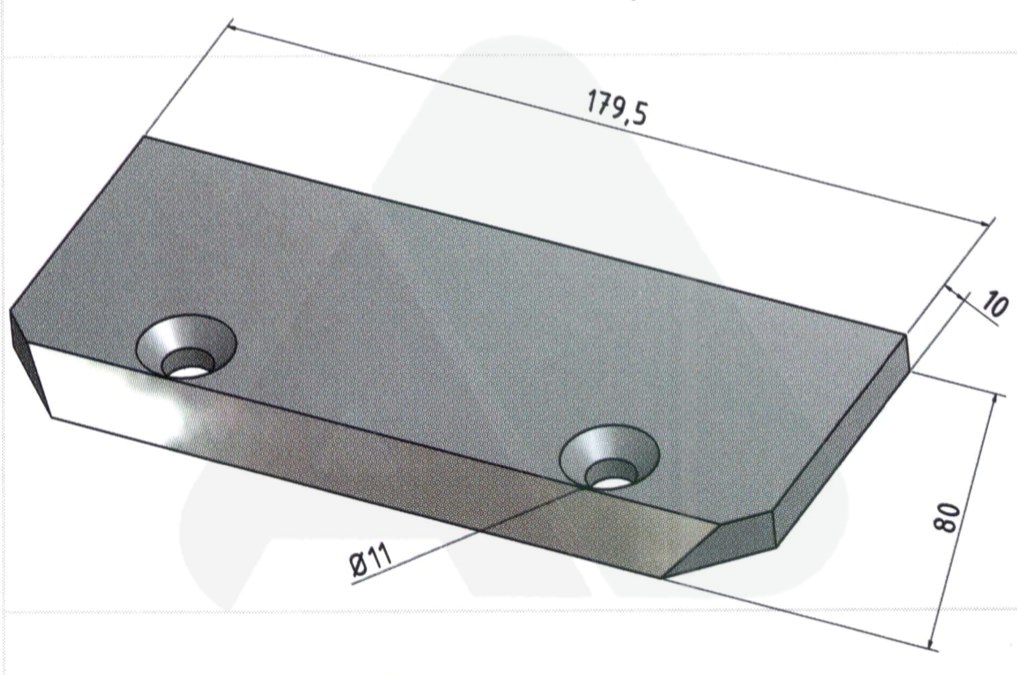 Shearbar 180 x 80 x 10