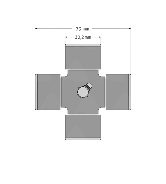 Cross kit, 30.2 x 76.0