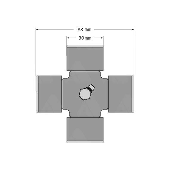 Cross kit, 30 x 88