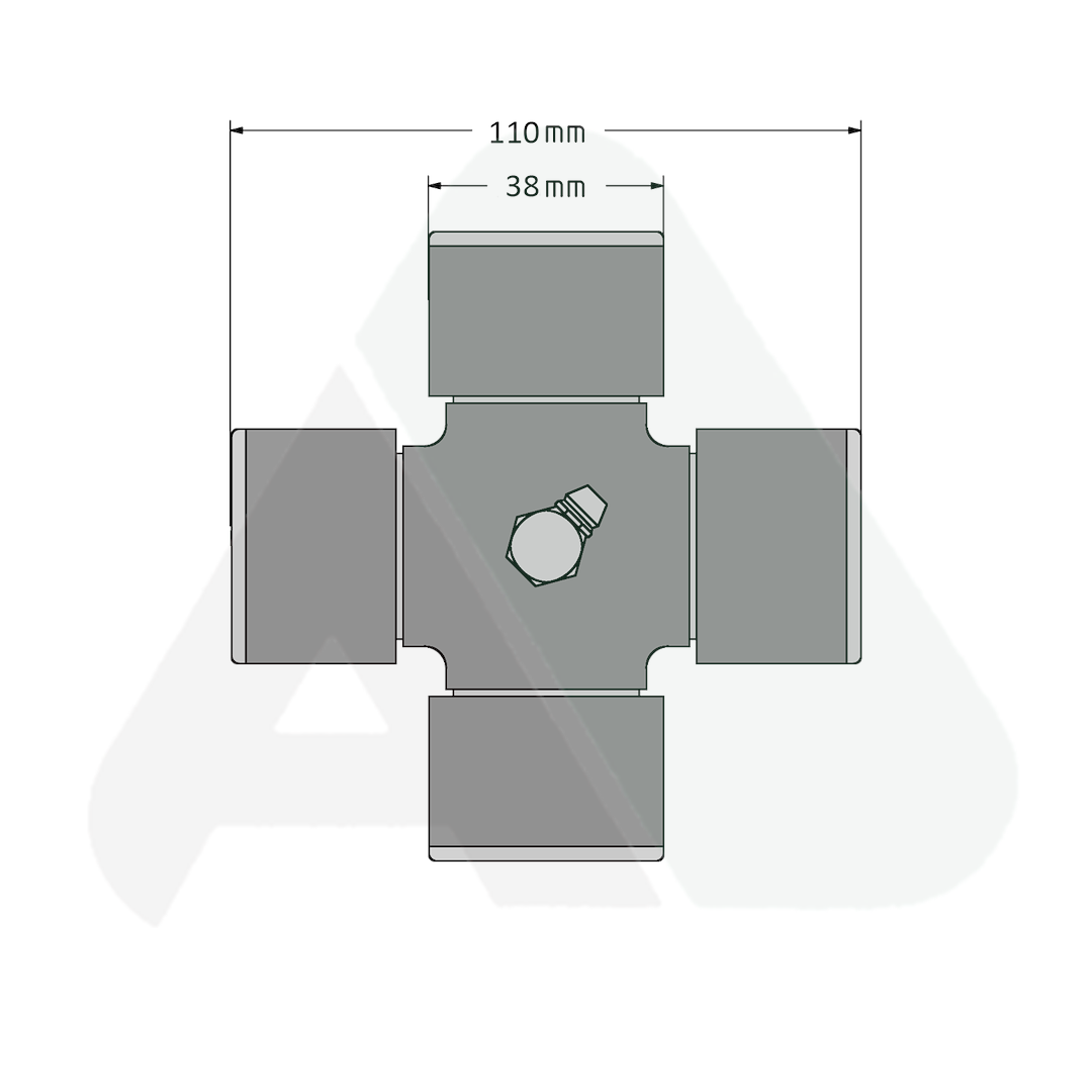 Cross kit, 38,0x110,0