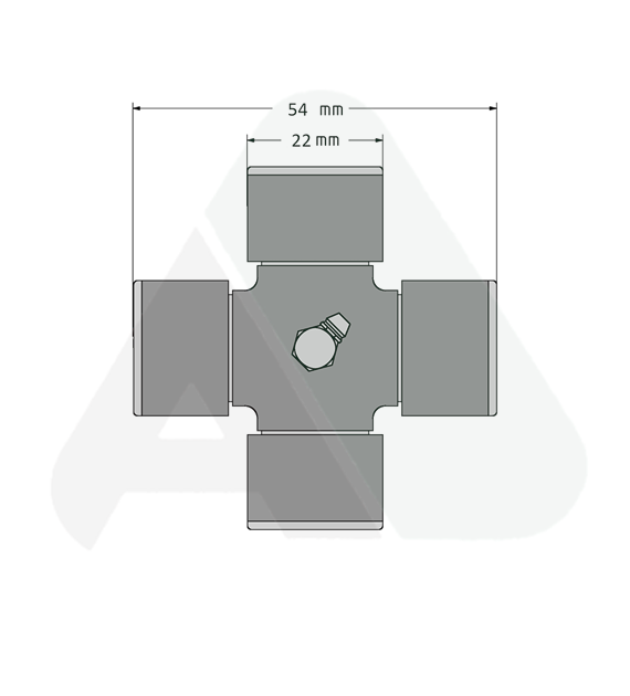 Cross kit, AB1, 22,0x54,0