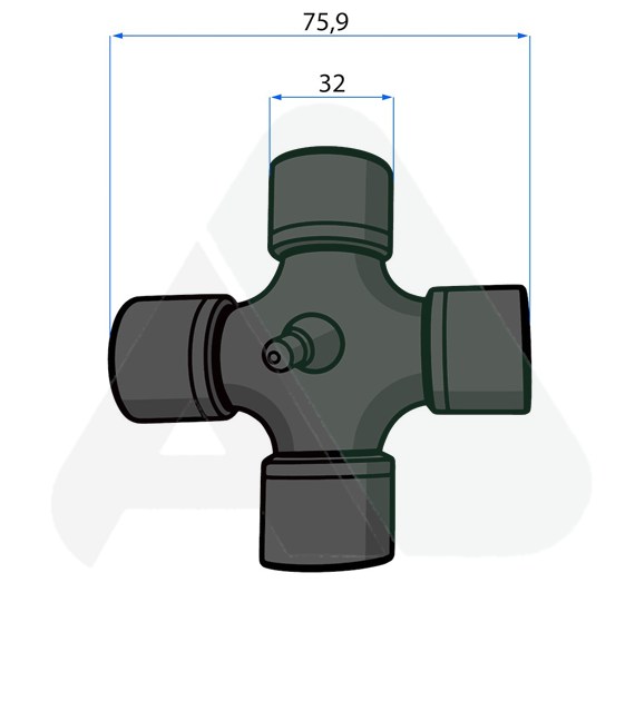 Cross kit, 32.0 x 76.0