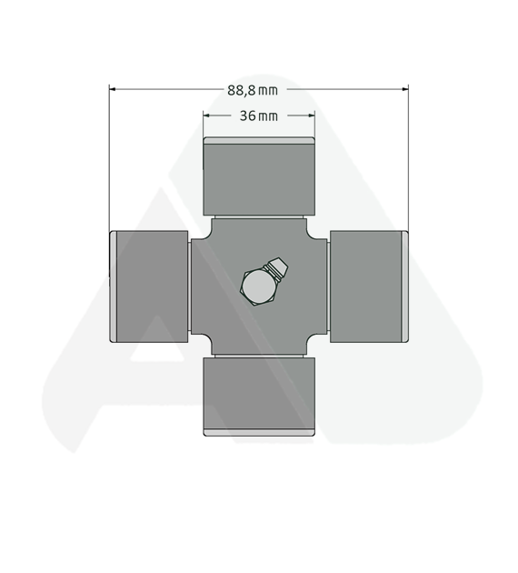 Cross kit, 36,0x88,8