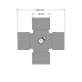 Cross kit, 36,0x88,8