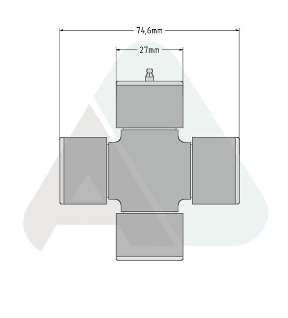 Cross kit, 27.0x74.6