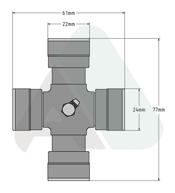 Zestaw krzyżakowy, EUCV, AB2-80/AW20-80, P-KIT