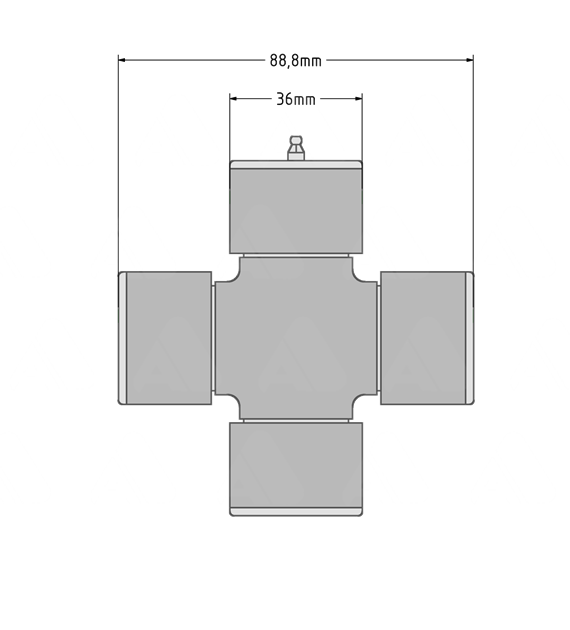 Cross kit, 36.0x88.8