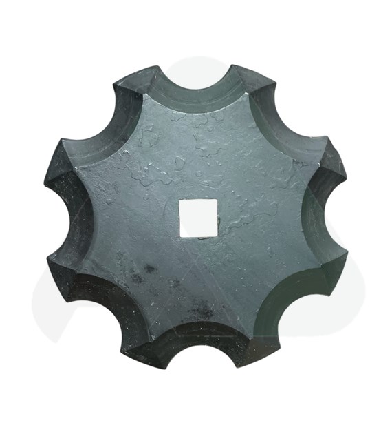 Nóż do paszowozu okrągły fi140x8, ząbkowany