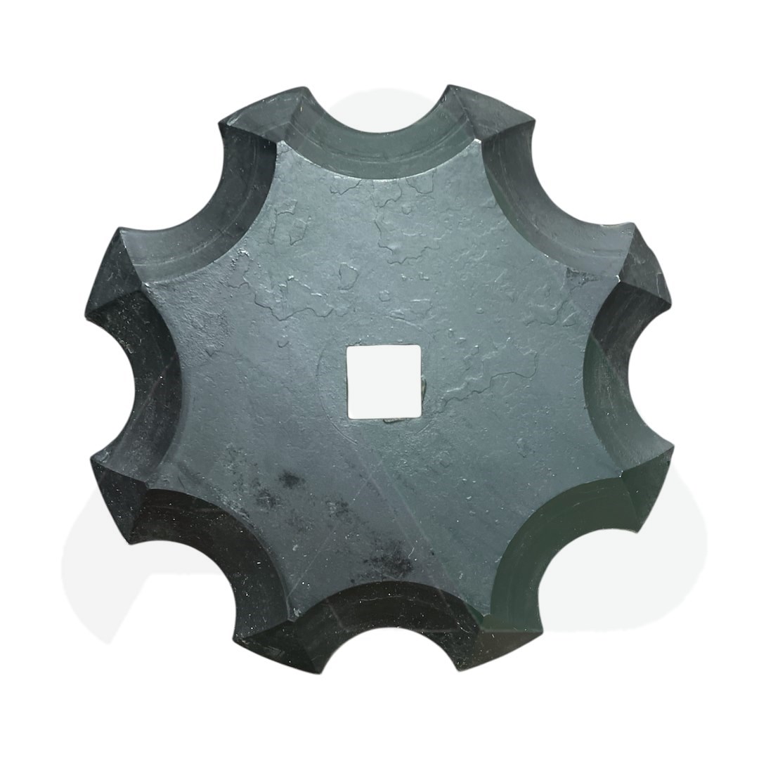 Nóż do paszowozu okrągły fi140x8, ząbkowany