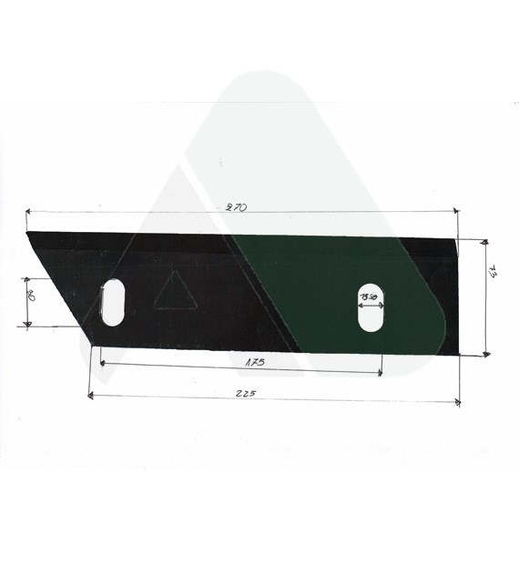 Nóż sieczkarni 273x73x6,3