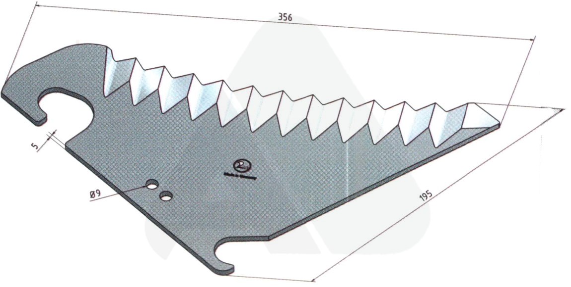 Baler knife fits New Holland