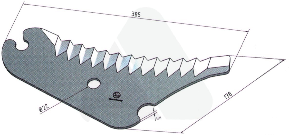 Baler knife fits DF, JD