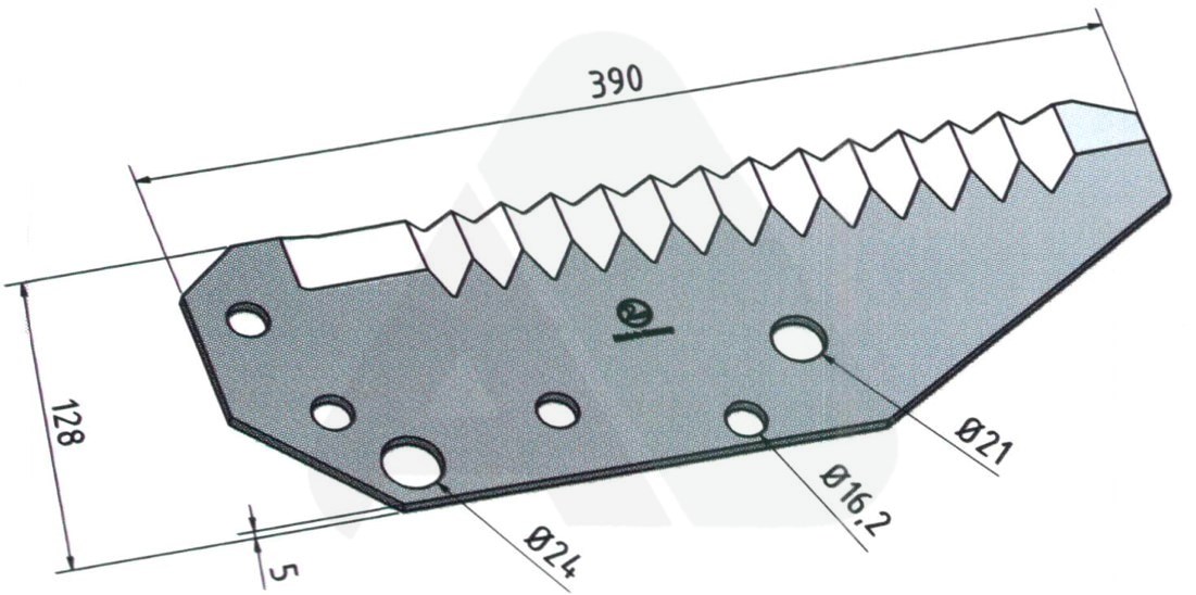 Silage wagon knife for Poettinger