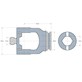 Wide angle yoke, AW21-80, inner, lemon 34
