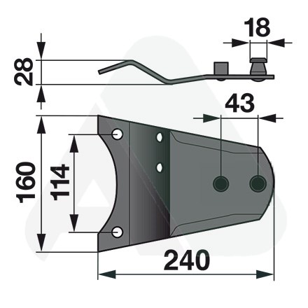 Blade holder for Fella