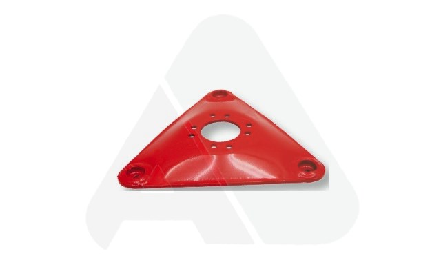 Triangular mower disc for Vicon disc mowers