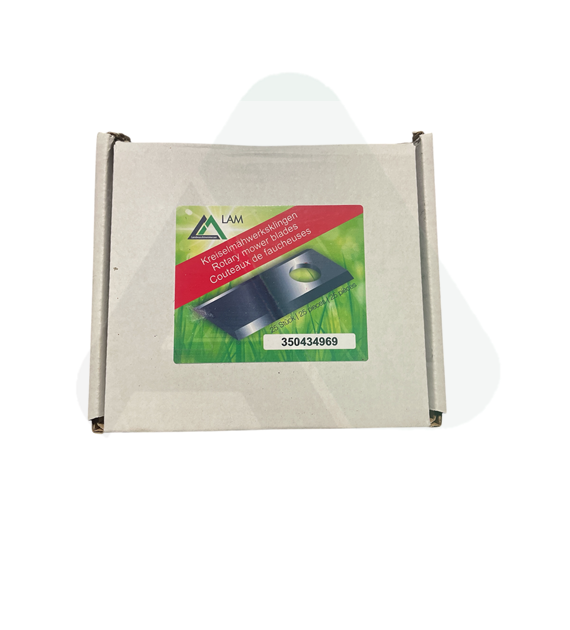 Nożyk do kosiarki rotacyjnej 112x48x4 skośny lewy