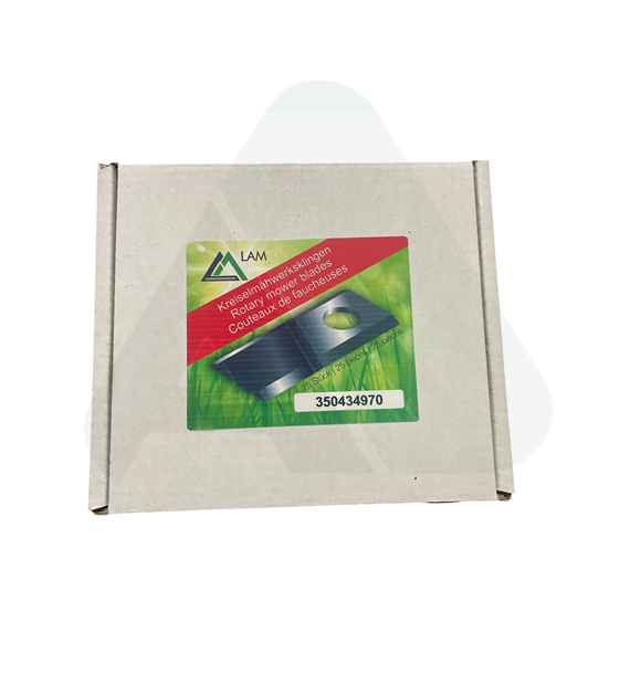 Nożyk do kosiarki rotacyjnej 112x48x4 skośny prawy