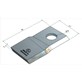 Mower blade 96x47x4 twisted LH