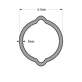 Rura, cytryna D41 T=3, 2100/2200/2300 zew,L=3000mm