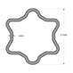 Rura, gwiazda D=61 T=4,2400/2500/2600, L=500mm