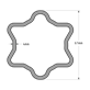 Rura, gwiazda D=61 T=4, RILSAN, L=1500mm