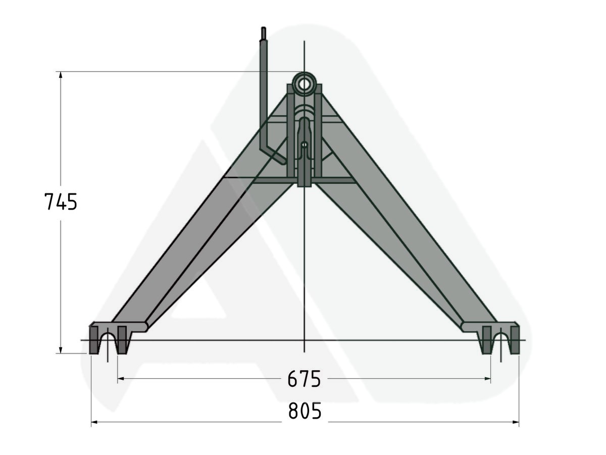 Tractor A-frame cat. 1