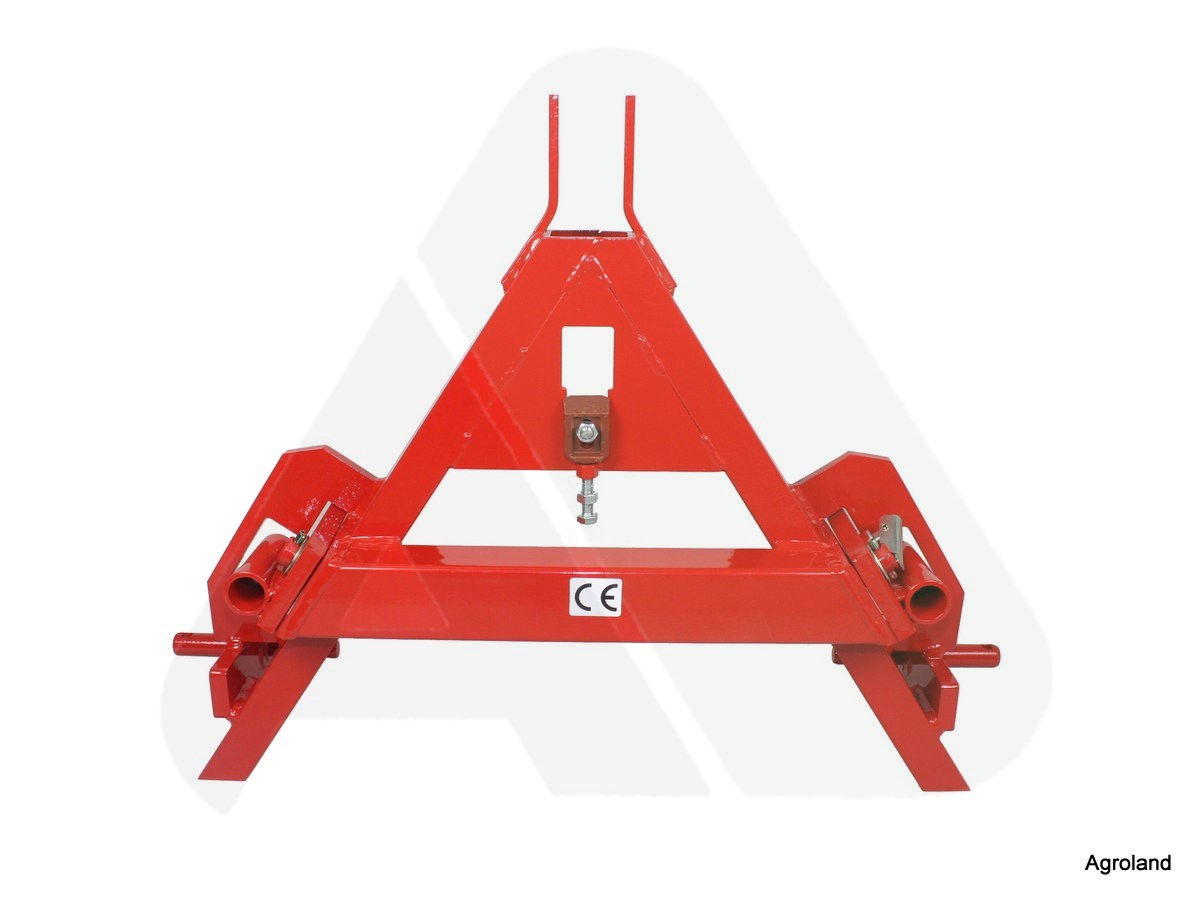 Bale fork frame for three-point linkage cat.2