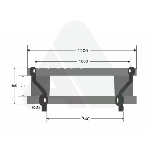 Pallet frame