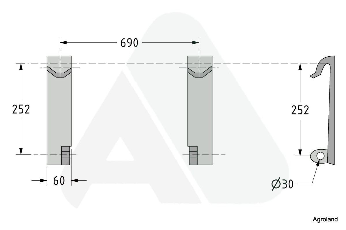 Conversion kit (set of 2 plates)