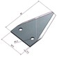 Feeder knife 80 x 50,5 x 2,5, smooth, flat