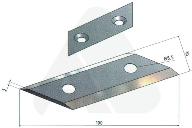 Drawbar 100 x 30 x 3