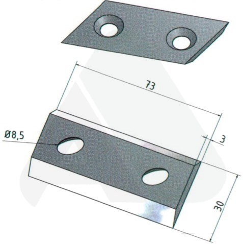 Drawbar 73 x 30 x 3