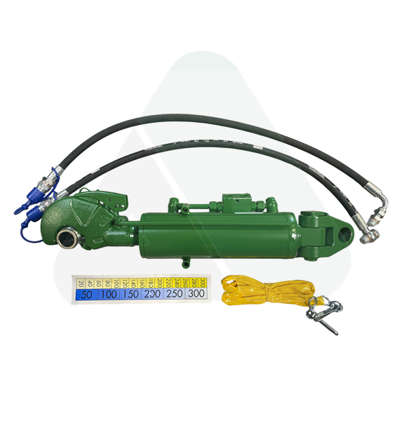 Hydraulic top link with knuckle and CBM hook 3/3