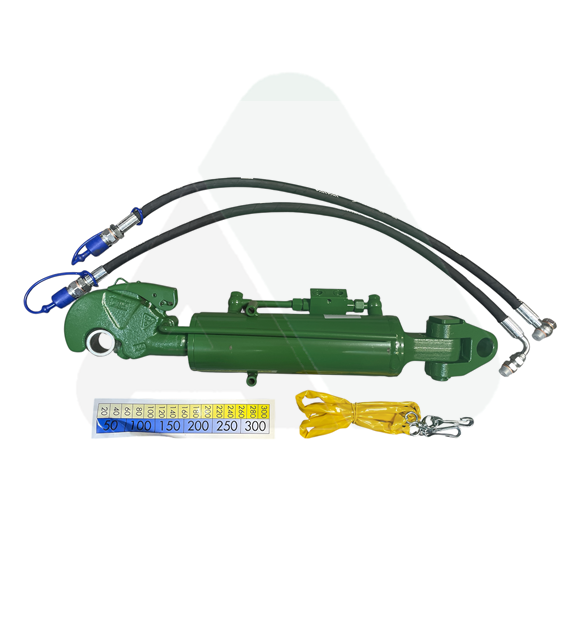 Hydraulic top link with knuckle and CBM hook 3/3