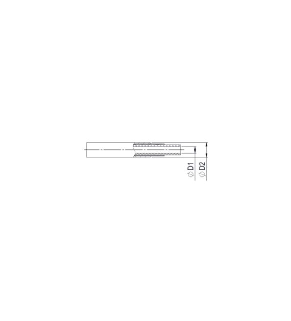 Wąż wysokociśnieniowy-8,6x2,3(D4)-(1m)