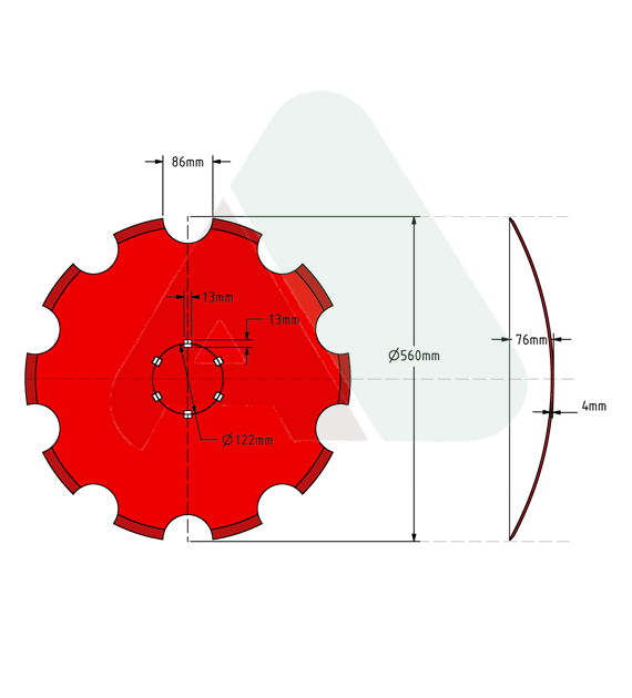 Disc 560 mm